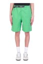 shorts-en-coton-vert-taille-elastique