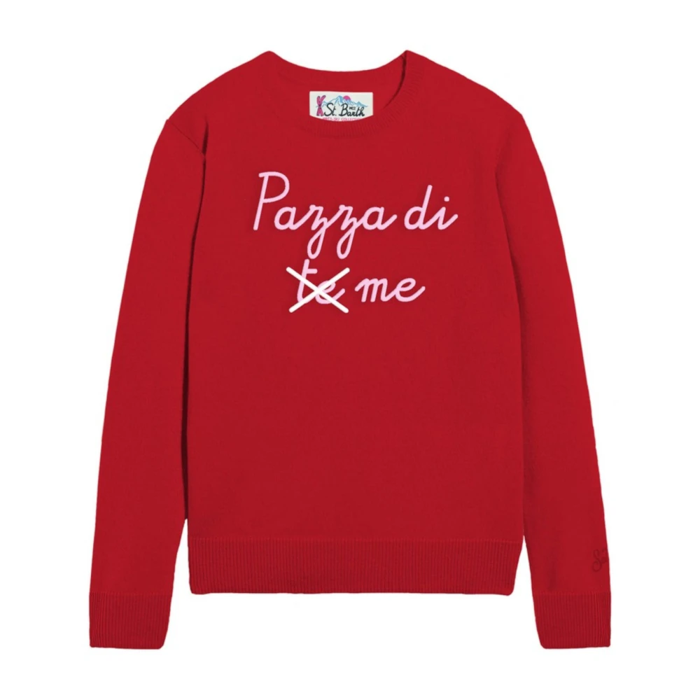 MC2 Saint Barth Rode Sweaters voor Mannen Red Dames