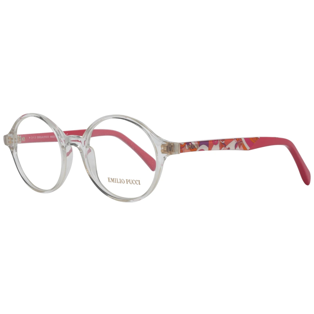 Emilio Pucci Transparenta Glasögonbågar för Kvinnor White, Dam