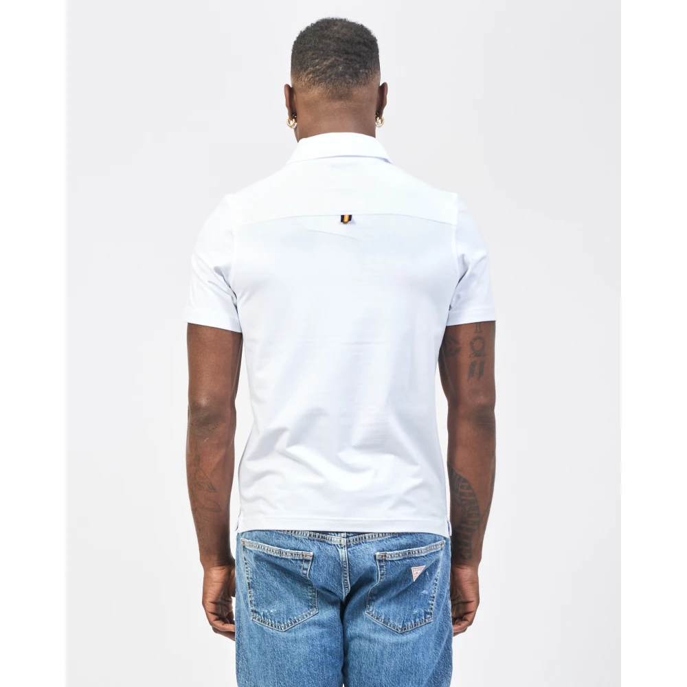 K-way Witte T-shirts en Polo's White Heren