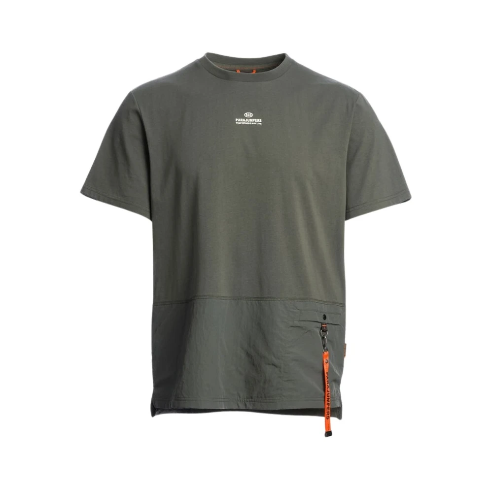Parajumpers Men's Green T-Shirts, Xs, Clint T-Shirt