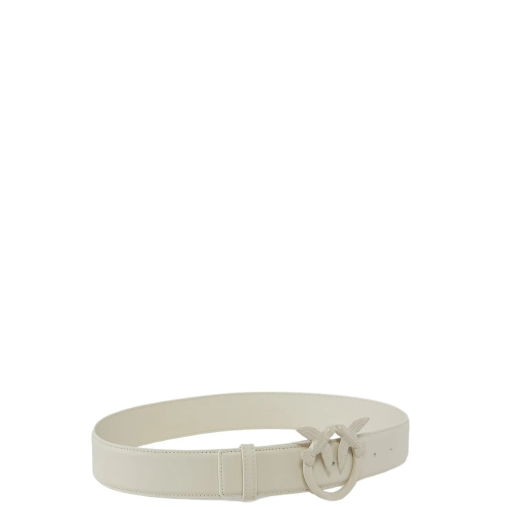pinko Love Berry Riem in Witte Zijde White Dames