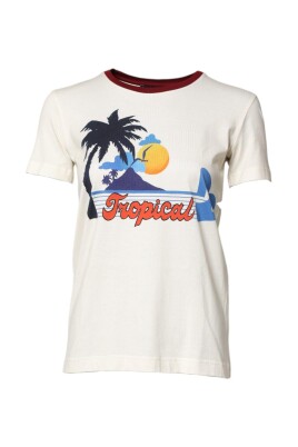 print-round-neck-cotton-top
