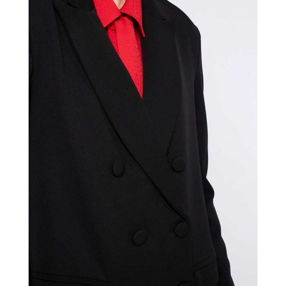 Silvian Heach Dubbelborstig blazer Black Dames