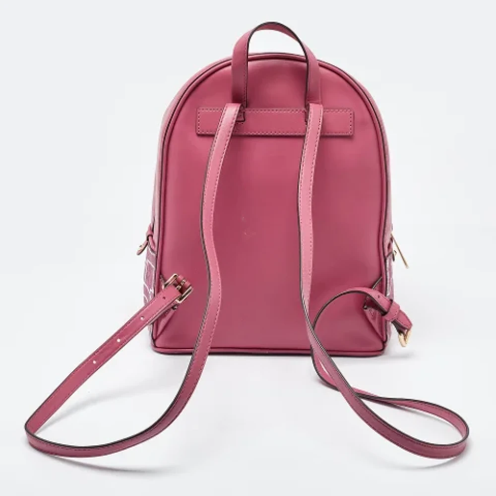 Michael Kors Pre-owned Coated canvas backpacks Pink Dames