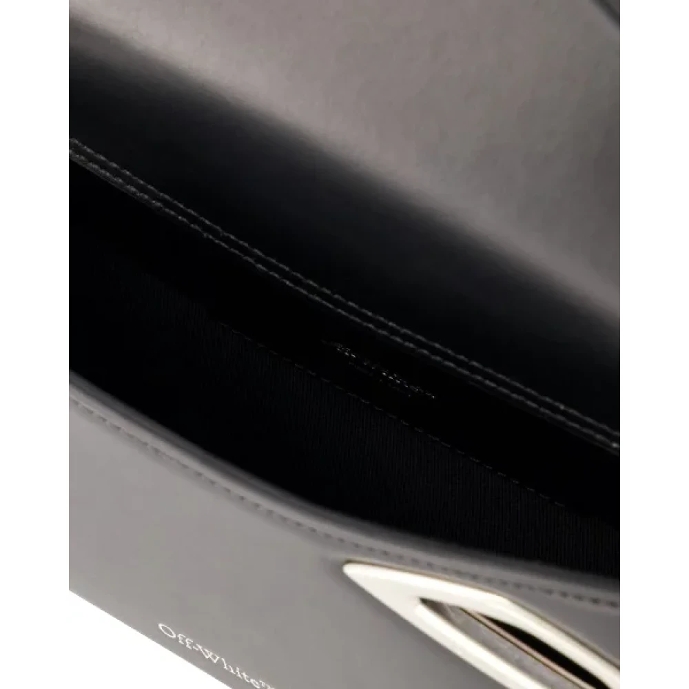 Off White Leather handbags Black Dames
