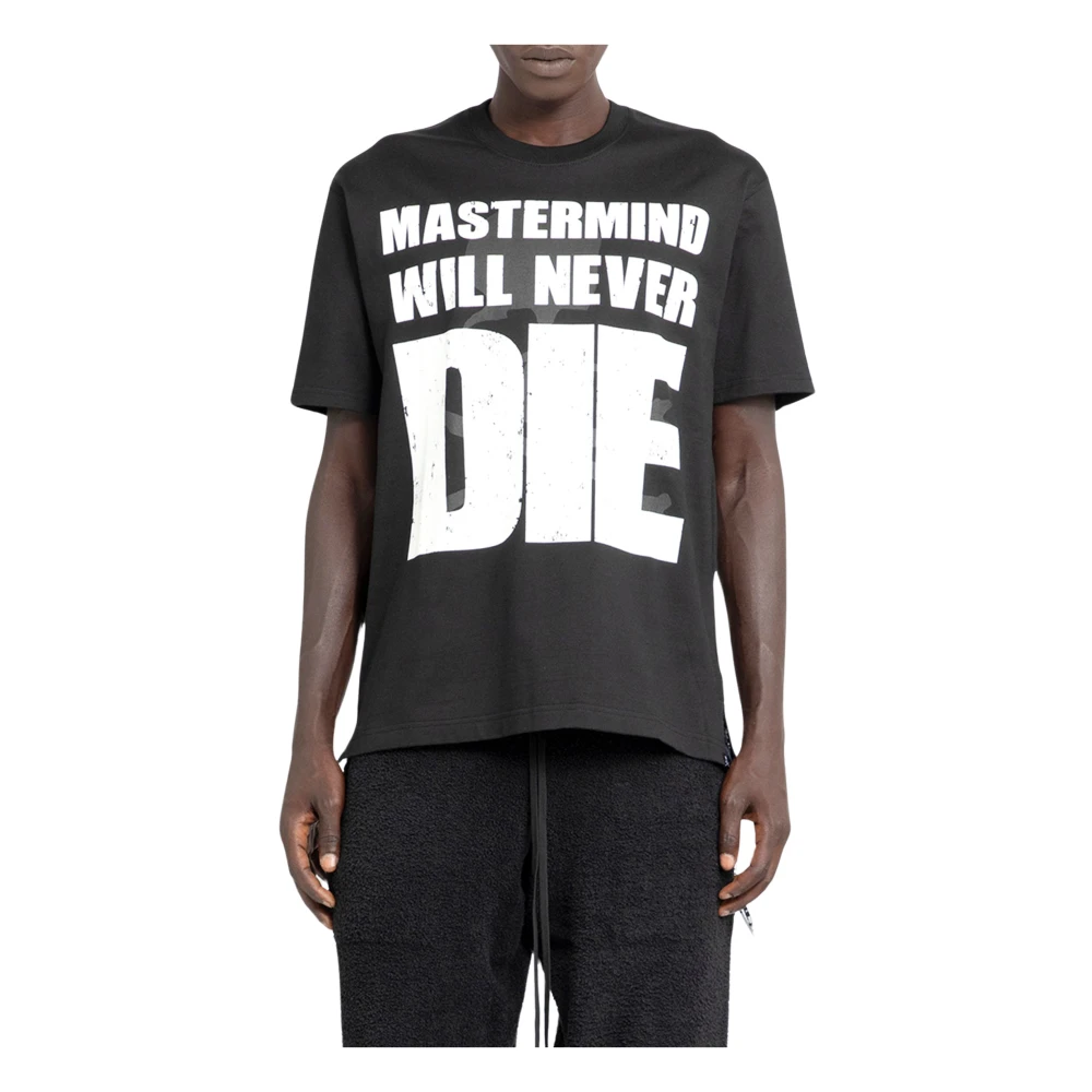 Mastermind World Zwart Forever T-Shirt met Mastermind Print Black Heren