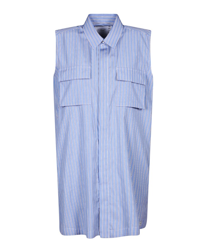 robe-sans-manches-multicolore-en-popeline