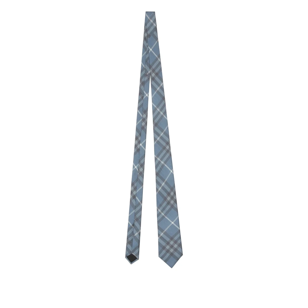 Burberry Blauw Tartan Wraparound Stijl Mini Tag Blue Heren