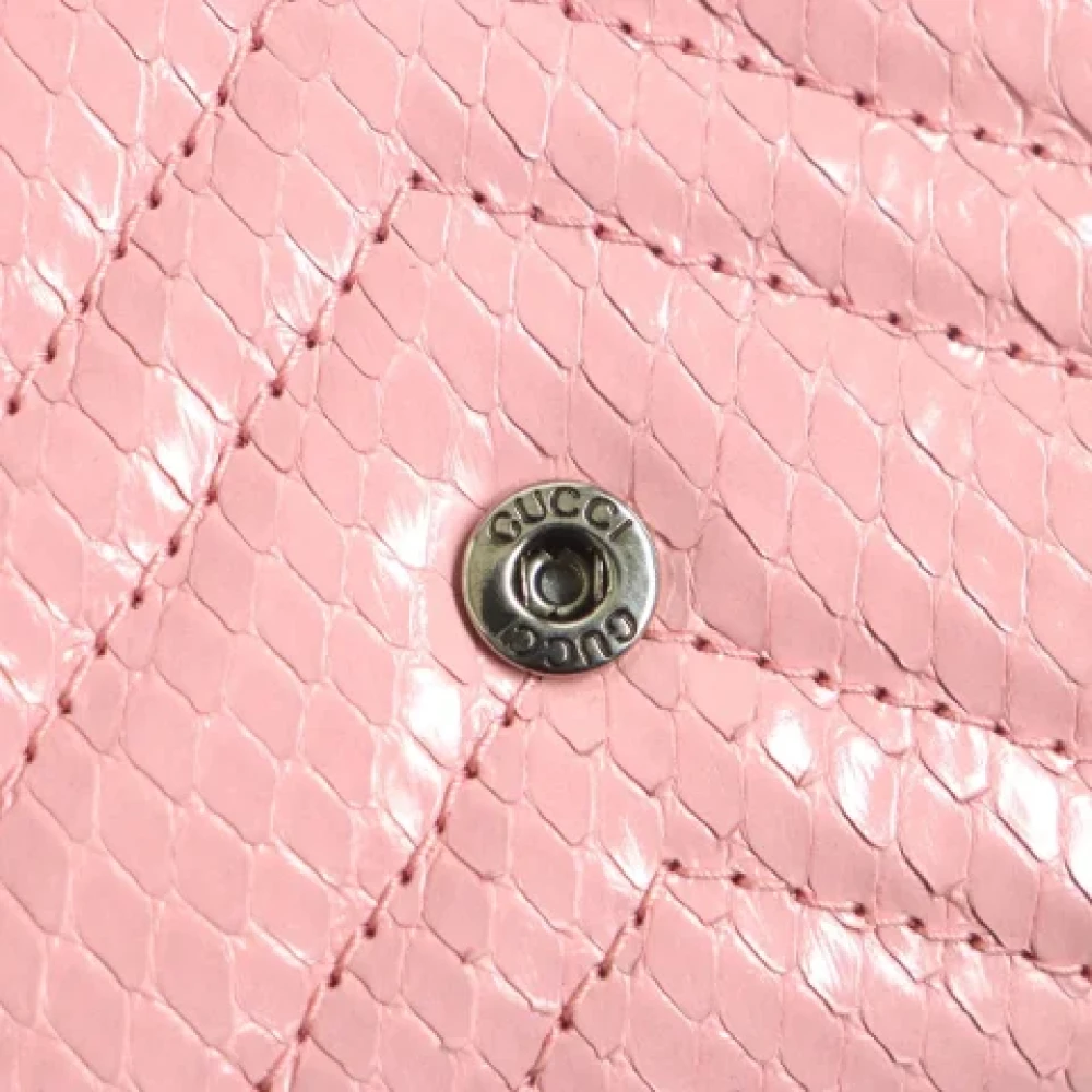 Gucci Vintage Pre-owned Leather wallets Pink Dames