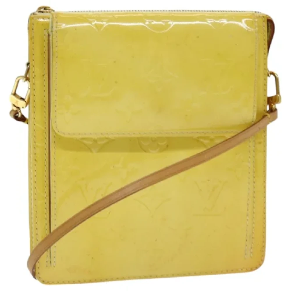 Louis Vuitton Vintage Pre-owned Leather clutches Yellow Dames