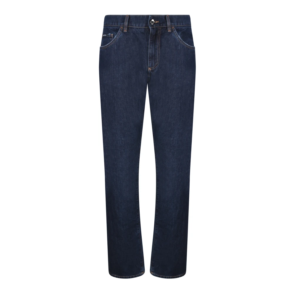 Dolce & Gabbana Blauwe Jeans Aw24 Stijlvolle Herenkleding Blue Heren