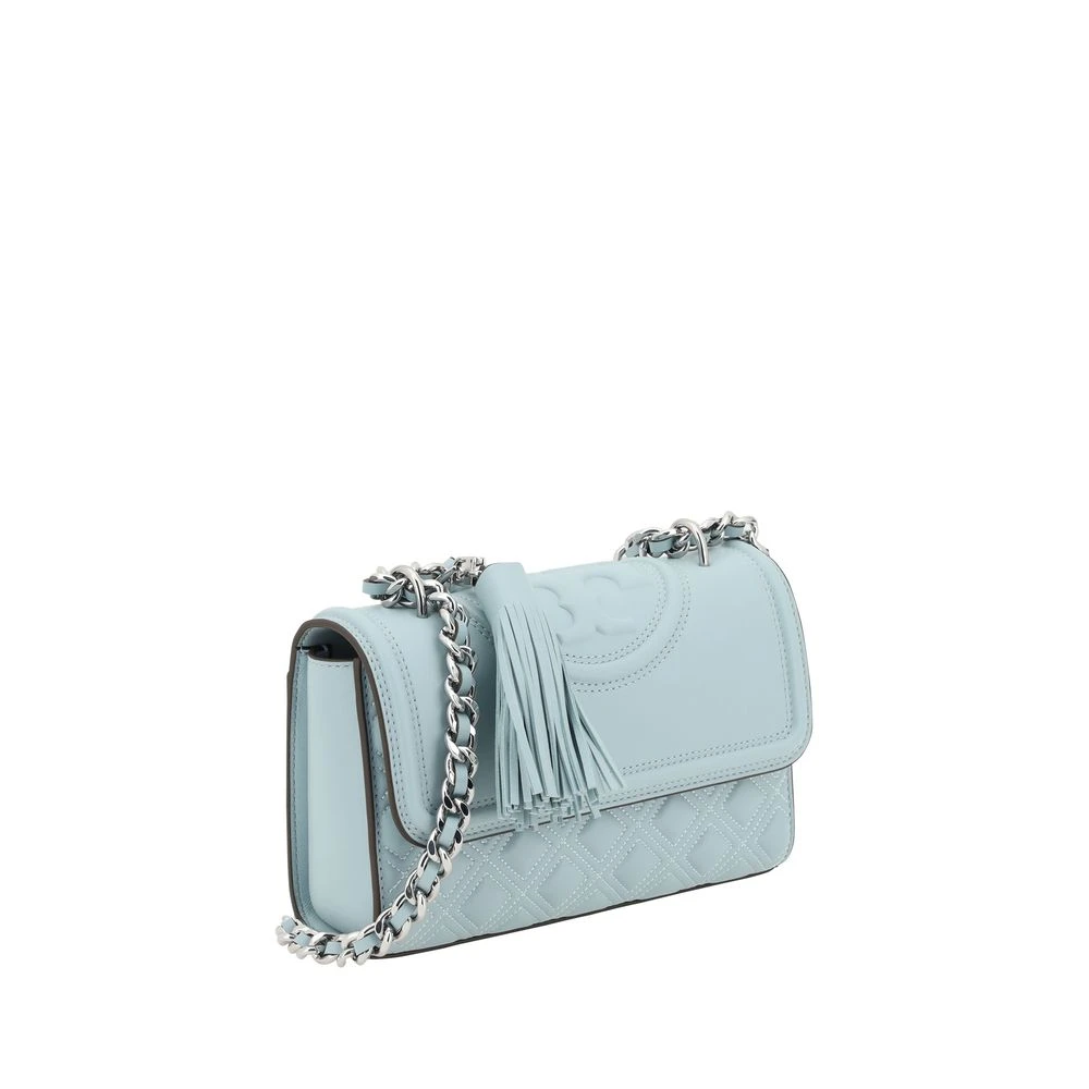 TORY BURCH Gewatteerde Leren Schoudertas Blue Dames