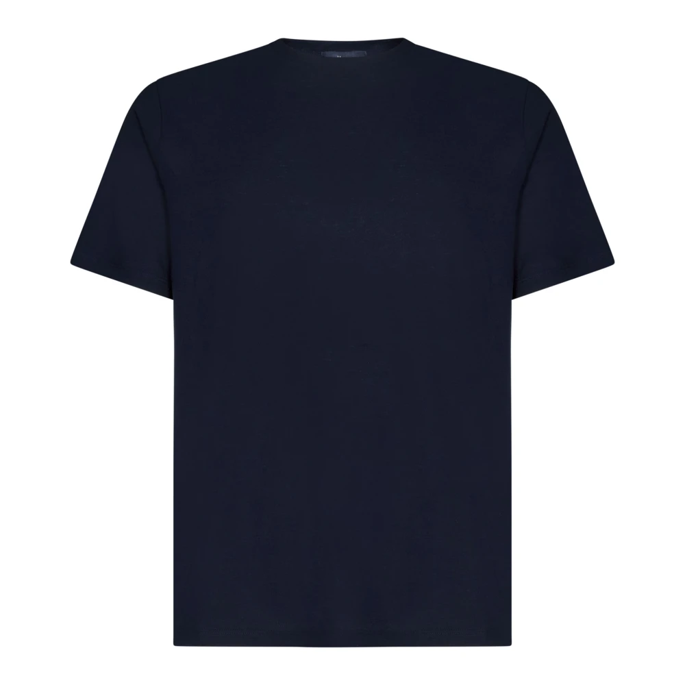 Herno Blauwe Crew-Neck T-Shirts & Polos Blue Heren
