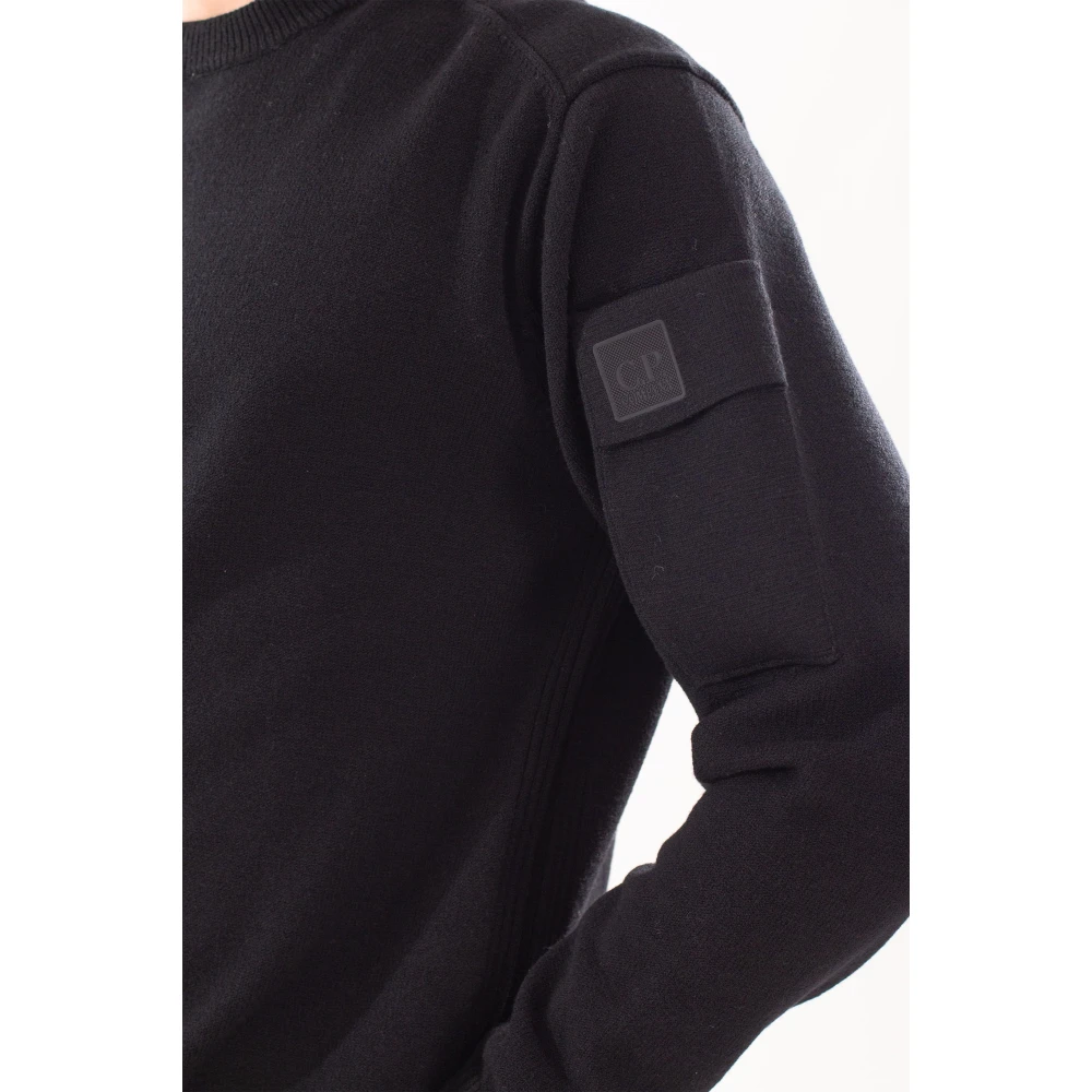 C.P. Company Luxe Woltrui in 999 Black Heren