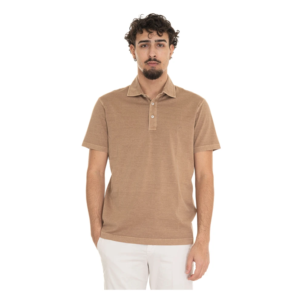 Fay - Tops > Polo Shirts - Beige - Fay - Modalova