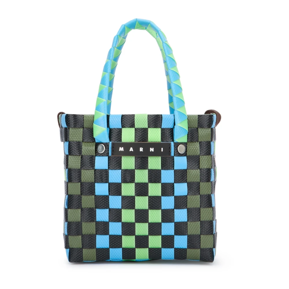 Marni Micro Korgväska med Rem Multicolor, Dam