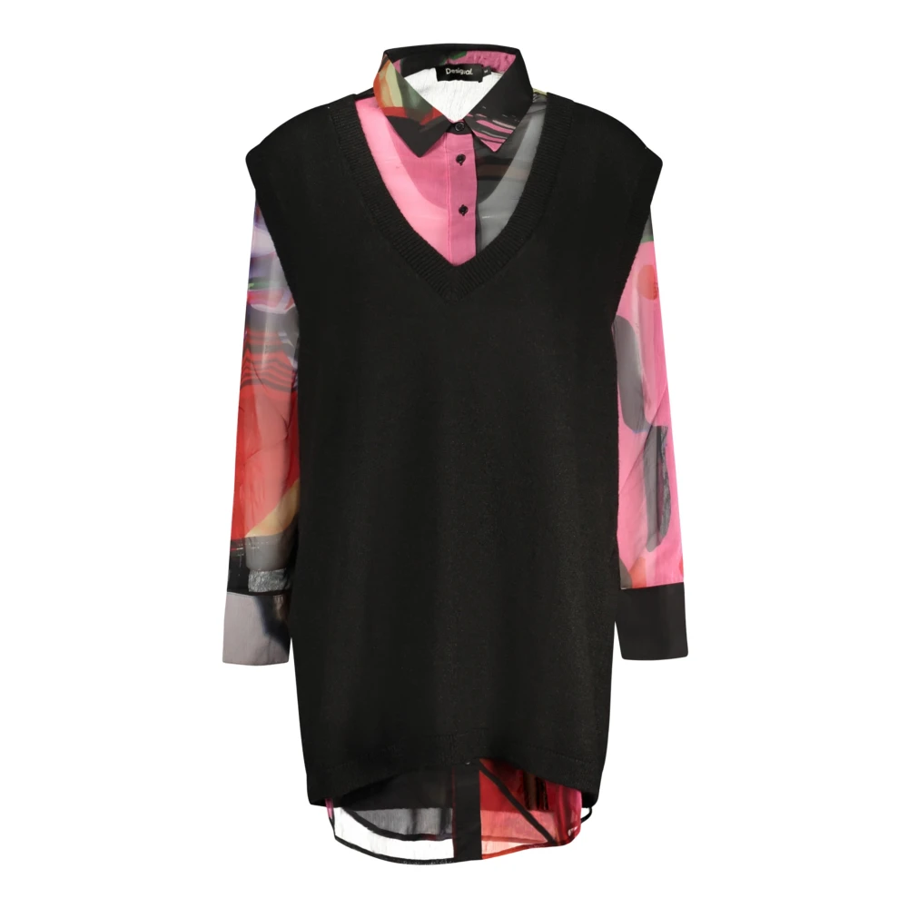 Desigual Women's Noir Dress Lacroix - Image 3
