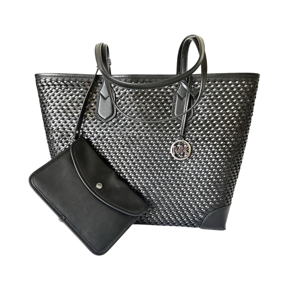 Michael Kors Women's Black Shopping Bags, One Size, Tote Bag