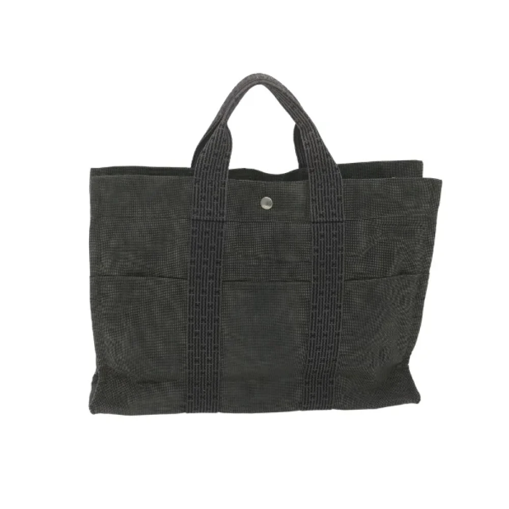 Hermès Vintage Pre-owned Cotton totes Gray Dames