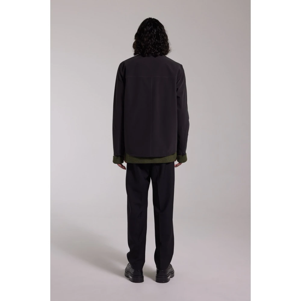 Stutterheim Mat Waterdicht Overshirt Black Heren