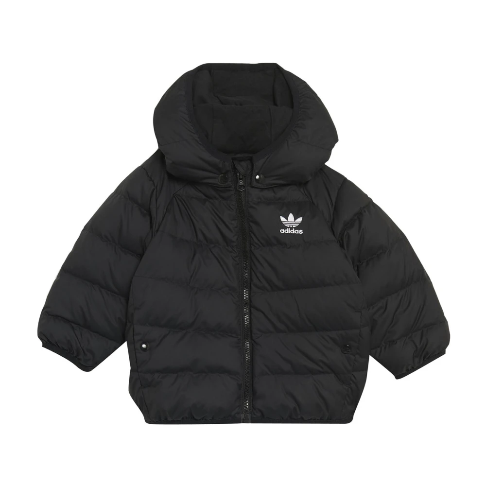 Adidas Boys Black Giubbino - Winter Jackets - 3 Y - Kids
