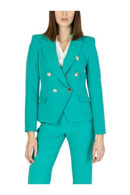 green-v-neck-buttoned-blazer-with-long-sleeves