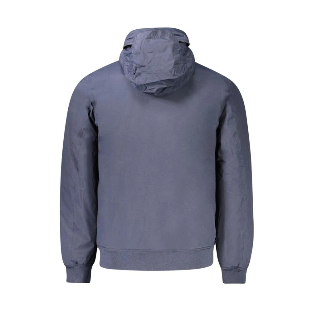 K-way Blauwe Polyamide Jas voor Mannen Blue Heren