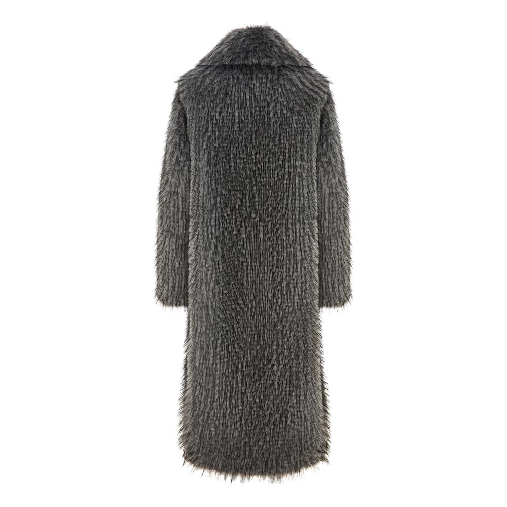 Cesare Gaspari Luxe Nepbontjas Natalie Zwart Gray Dames