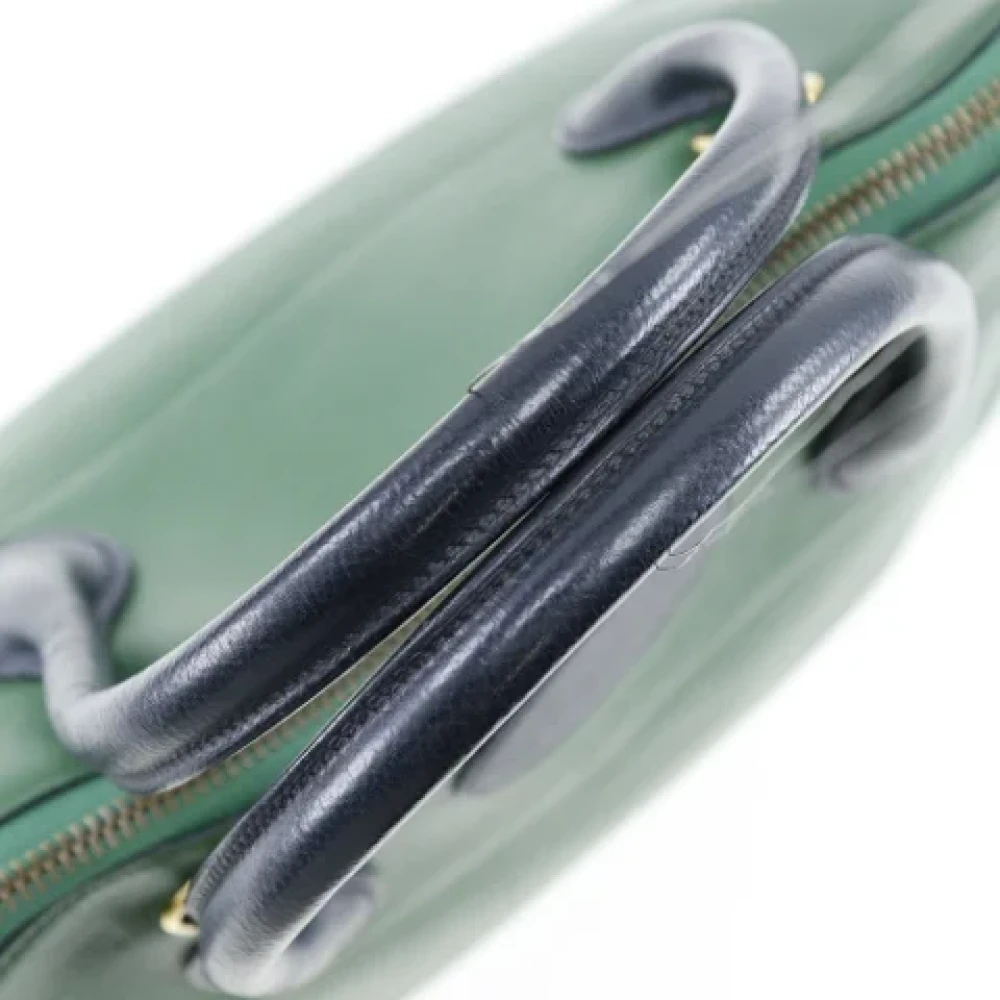Hermès Vintage Pre-owned Fabric handbags Green Dames