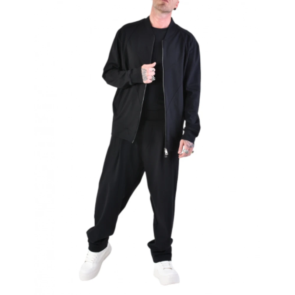 La Haine Inside Us Zwarte Milano Bomber Jas Lm092 Black Heren