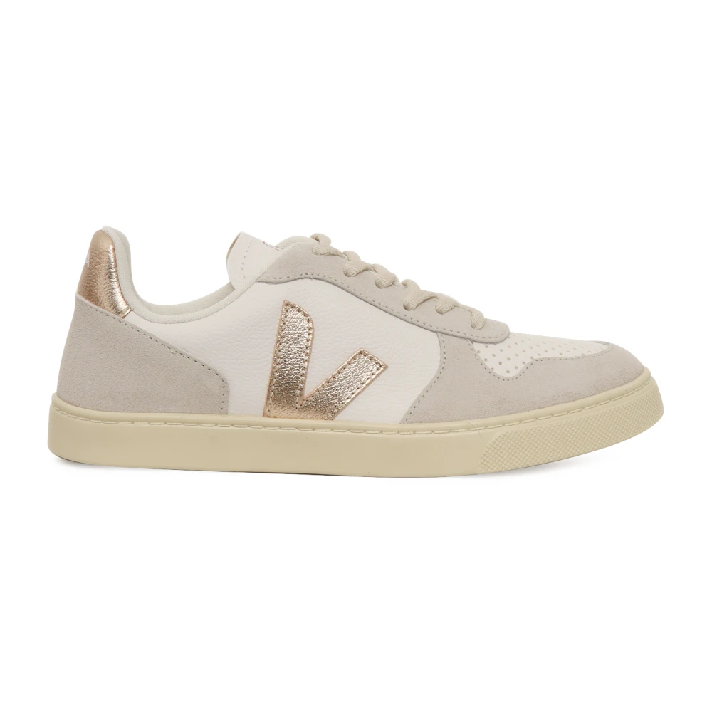 Veja Small V-10 L Leather Sneaker Dames Schoenen Wit