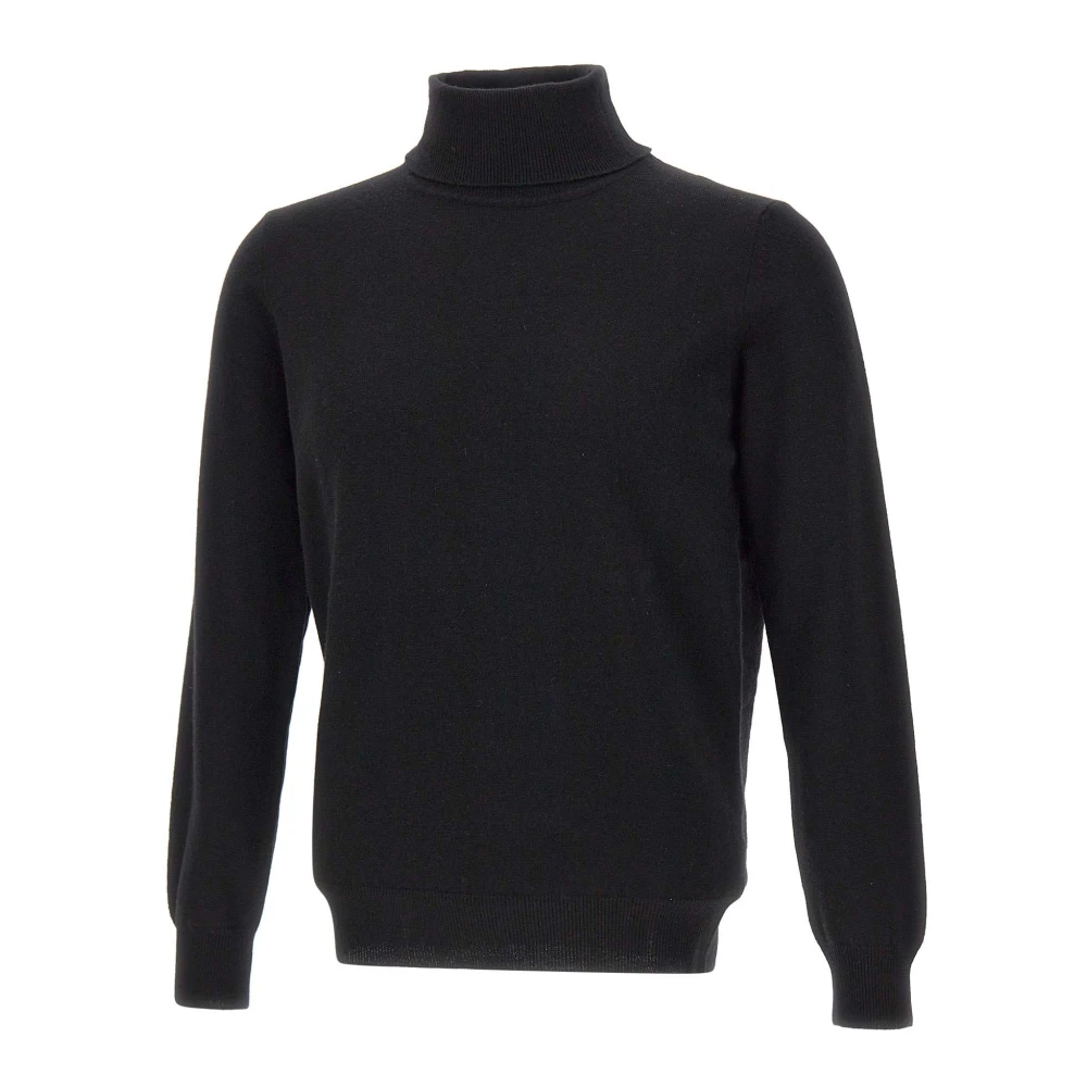 Kangra Men's Black Turtleneck Sweater