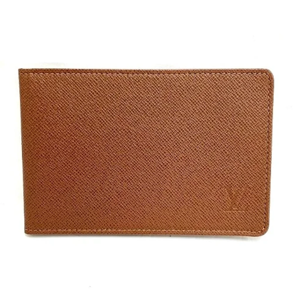 Louis Vuitton Vintage Pre-owned Leather wallets Brown Dames
