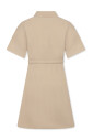 robe-beige-decontractee-a-manches-courtes