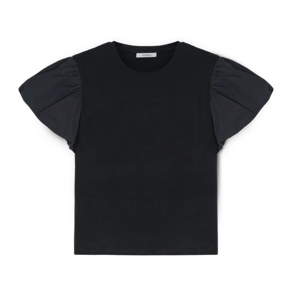 Motivi - Tops > T-Shirts - Black - Motivi - Modalova