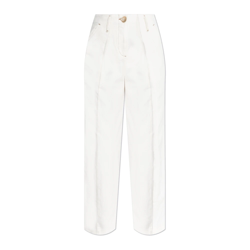 Emporio Armani Hoge taille jeans White Dames