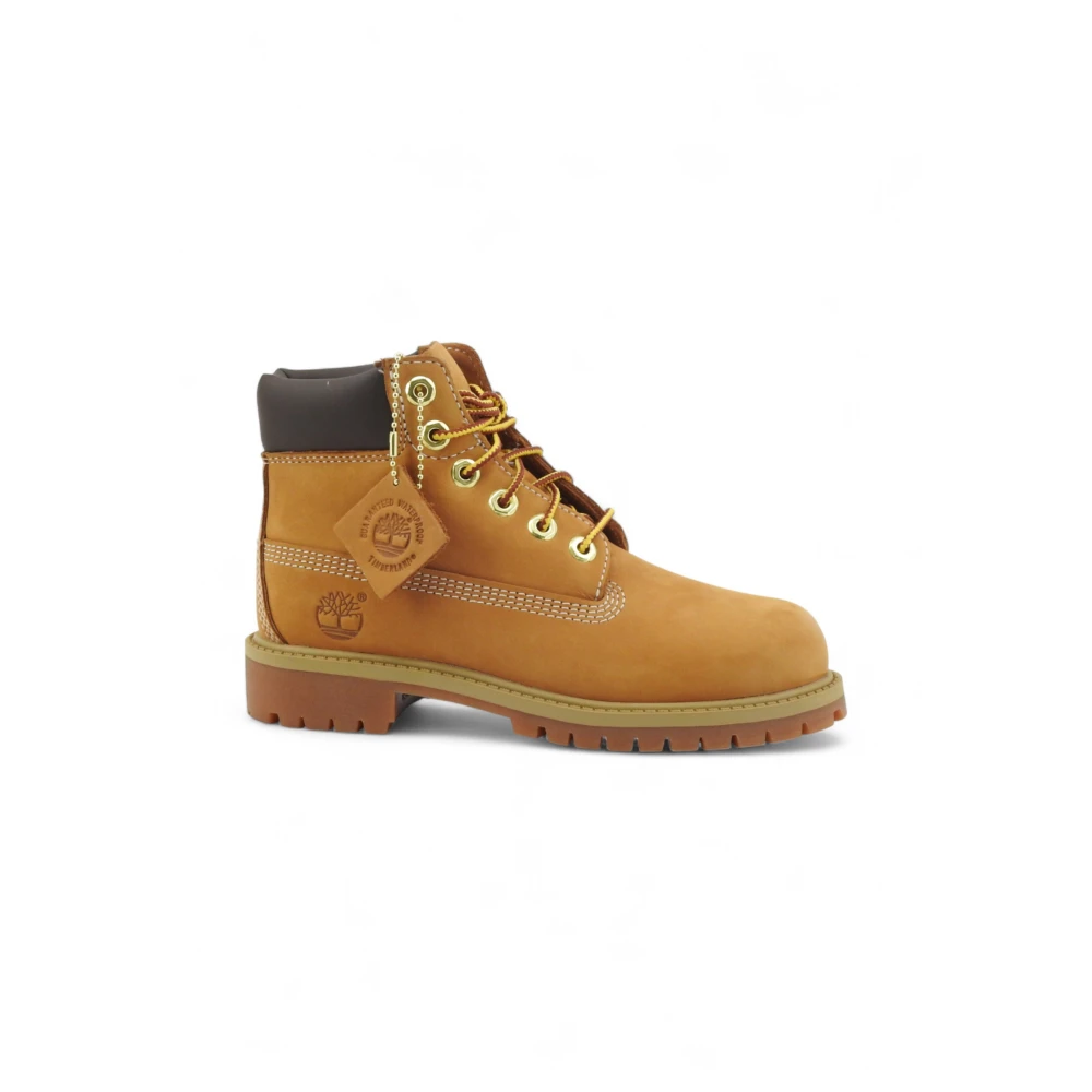 Timberland Unisex Kids Brown Premium 6-Inch Boot - Kids Boots - 34 Eu - Kids