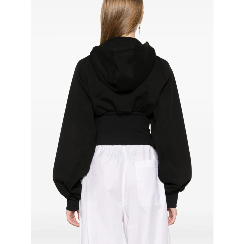 adidas by stella mccartney Cropped Hoodie Black Dames