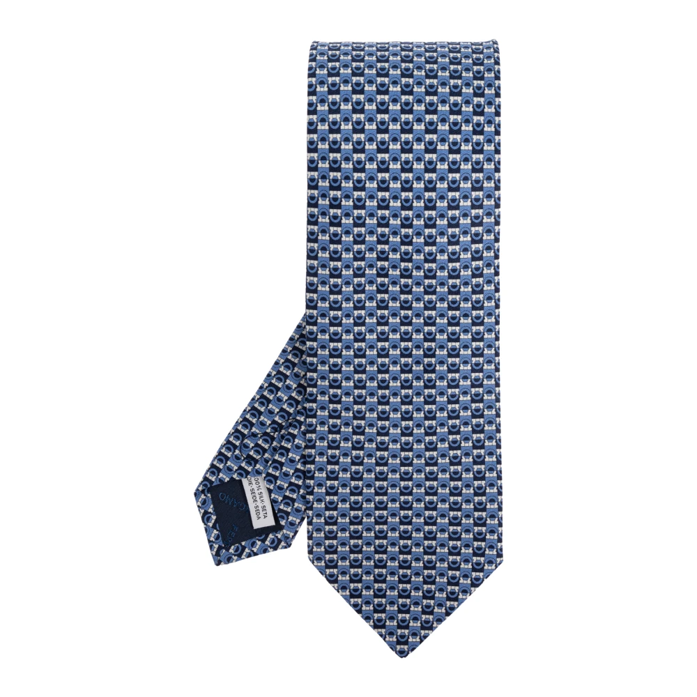 Ferragamo Uomo Blu - Silk Tie - Accessories - One Size