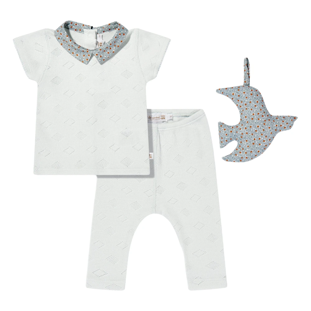 Bonpoint Blue Baby Boys Gift Set Denice - Male - Kids Sets - 1 M - Kids