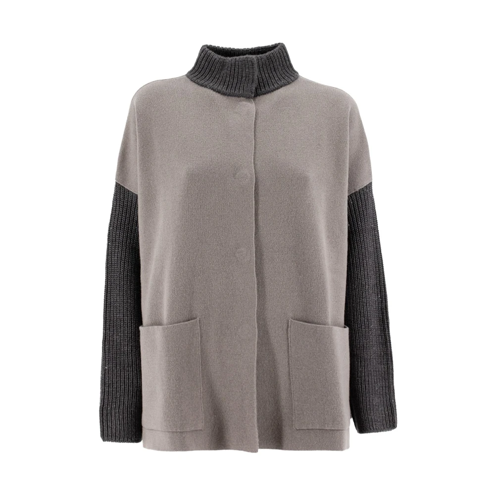 Le Tricot Perugia Cardigan Gray Dames
