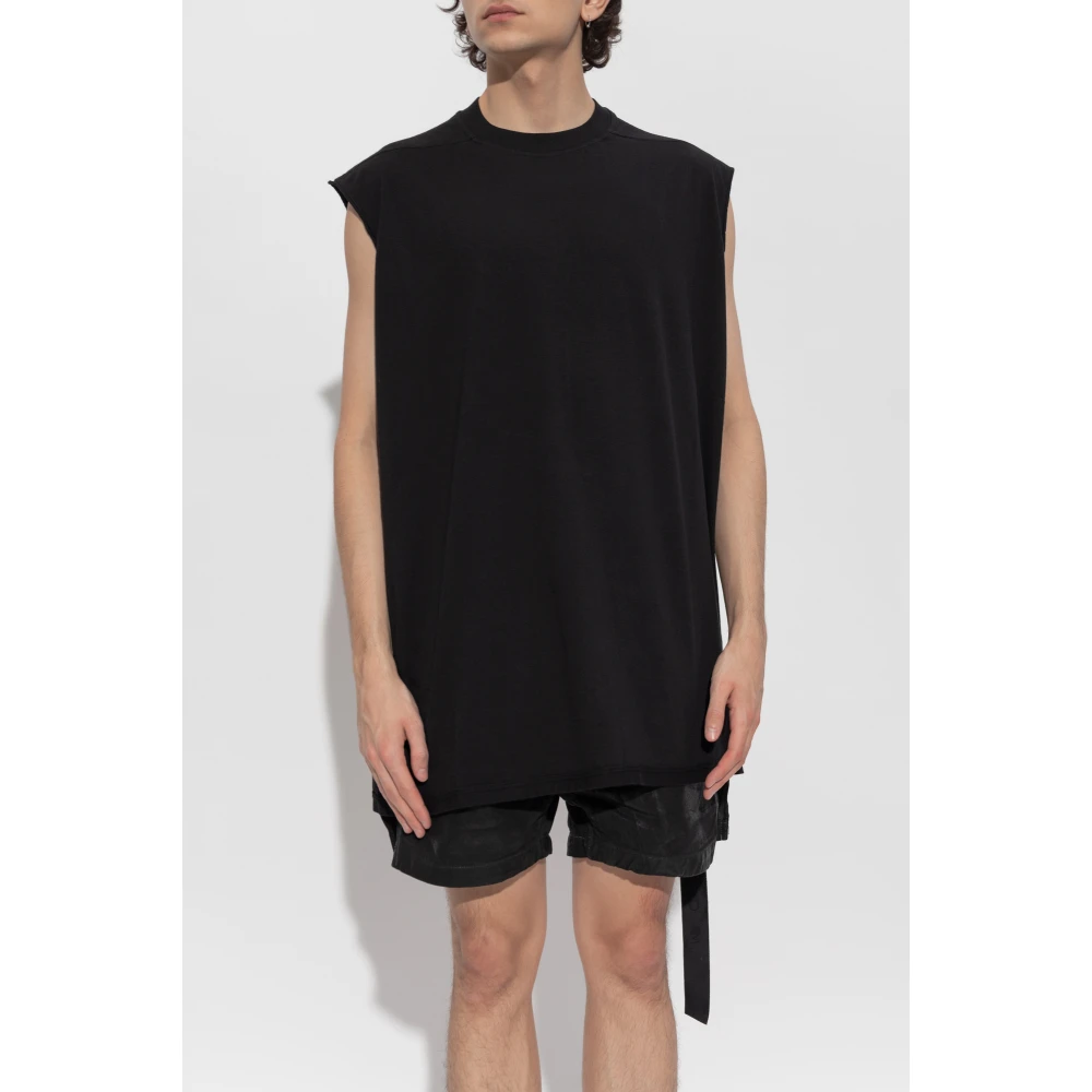 Rick Owens Tarp T-Shirt Black Heren