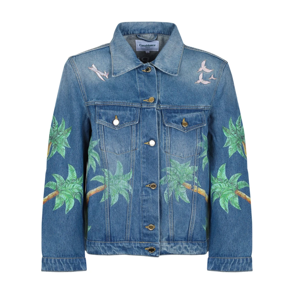Casablanca Denim Tennis Club Jack Zwart Blue Heren