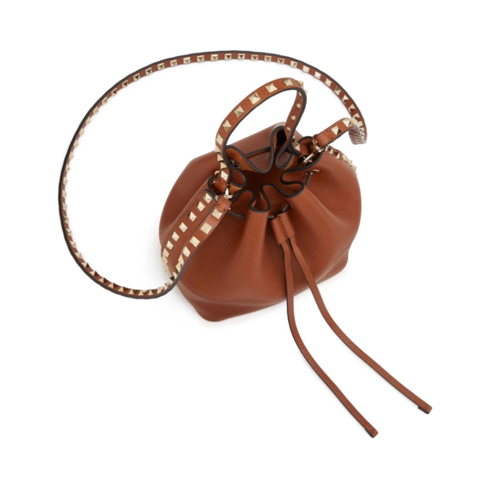 Valentino Garavani Bruine Schoudertas Stijlvol Brown Dames