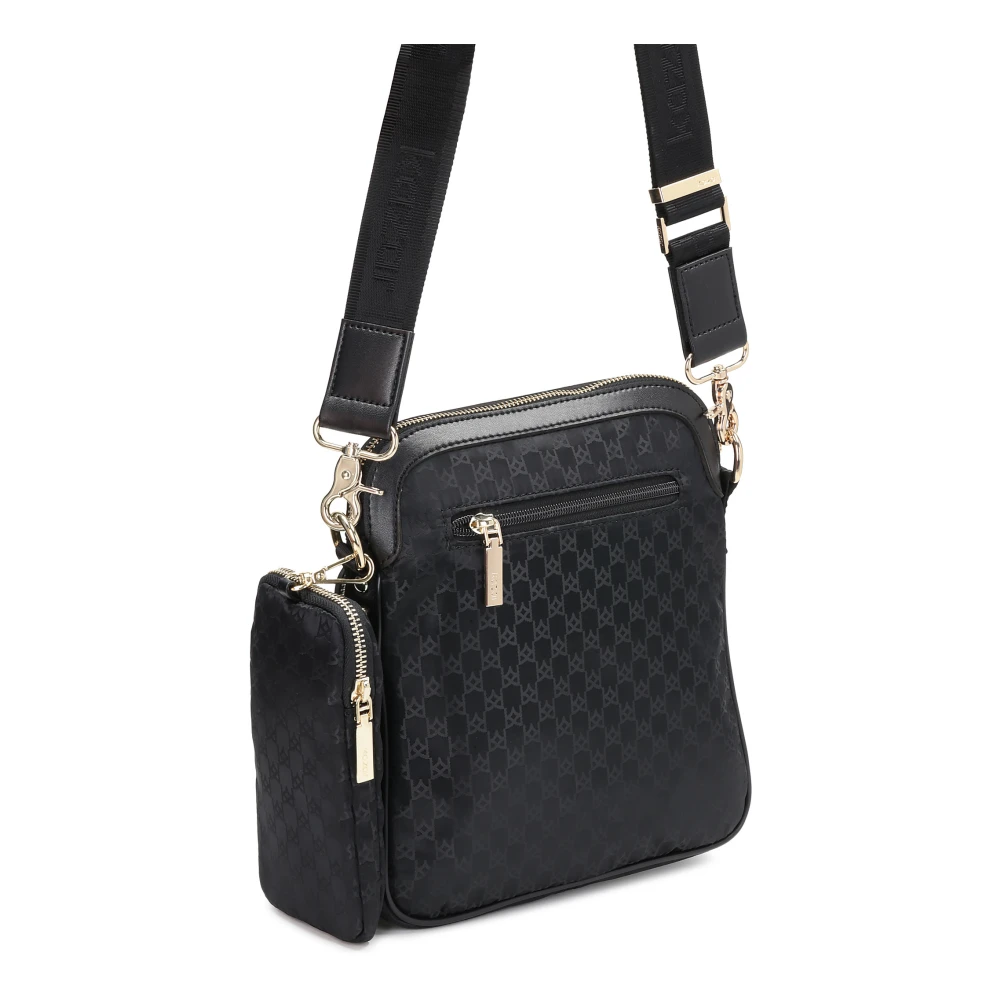 Kazar Dames zwarte messenger tas Black Dames