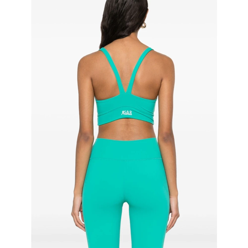 Sporty & Rich Actieve BH voor sportieve en elegante look Green Dames
