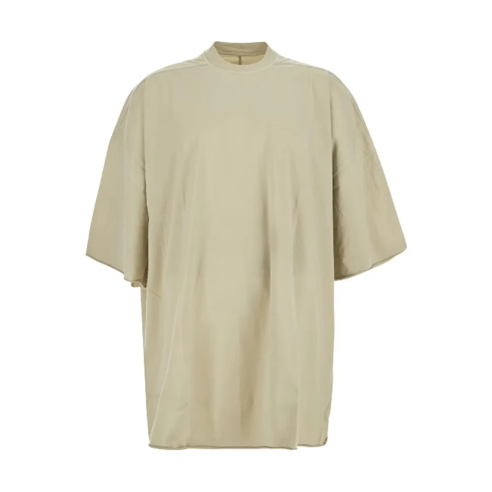 Rick Owens Stijlvol T-shirt voor mannen en vrouwen Beige Heren