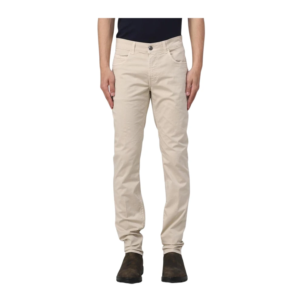 Fay - Trousers > Chinos - Beige - Fay - Modalova