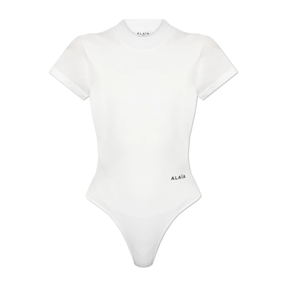 Alaïa Lichaam met logo White Dames